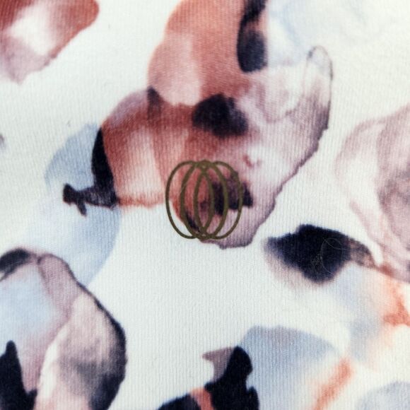 ☔️🔹️Balance Collection Watercolor Floral Print Athletic Leggings Medium - Picture 9 of 11